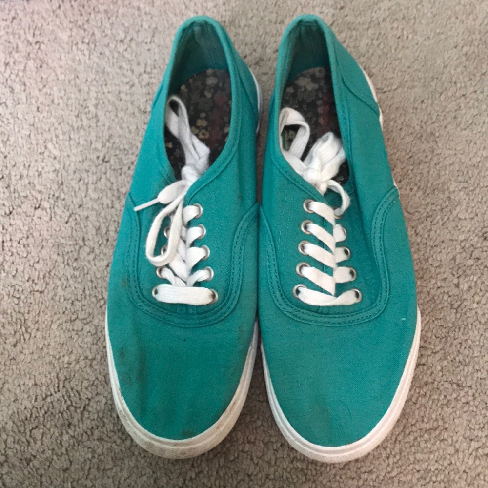 Blue shoes